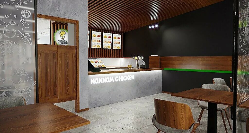 Happy chicken ул карла маркса 42 фото Панорама: Каннам Чикен, кафе, Россия, Красноярск, ул. Молокова, 1/1 - Яндекс.Кар