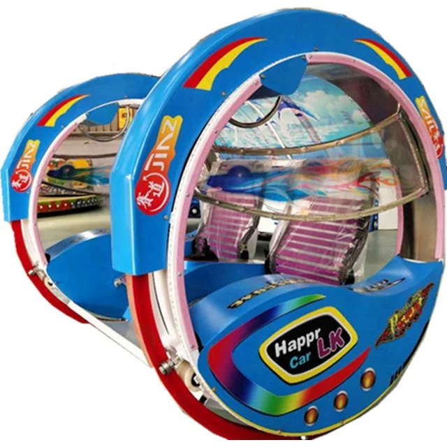 Happy roll тульская ул 4 фото New Amusement Park Kids' Happy Rolling Car Game Machine 360 Rolling Car Electric