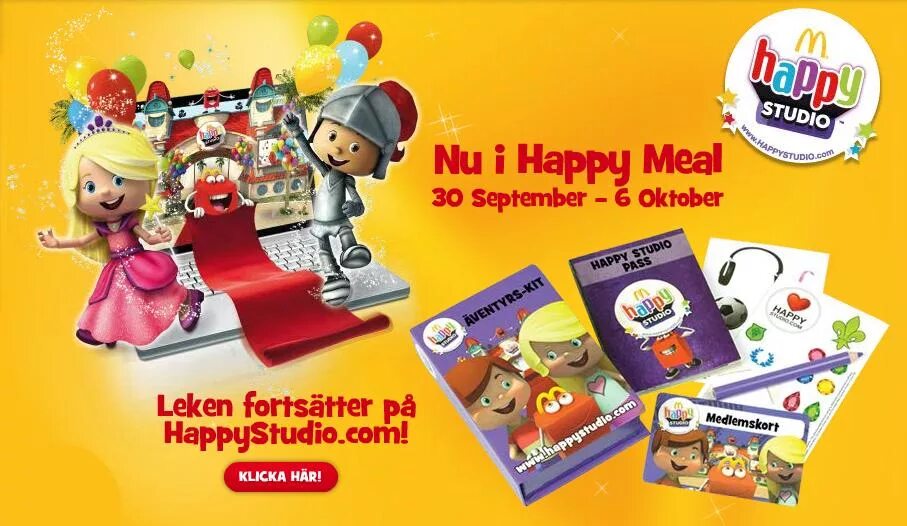 Happy studio 5 й микрорайон 68а фото Happy Studio (McDonald's Sweden, 2011) Kids Meal Wiki Fandom
