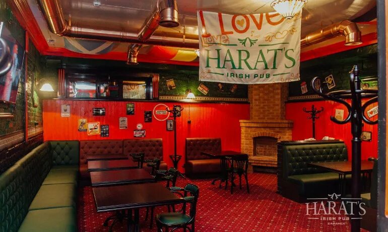 Harats pub просп мира 7а фото Harat's Pub - Банкетные залы и рестораны: интерьер и кухня, Саранск