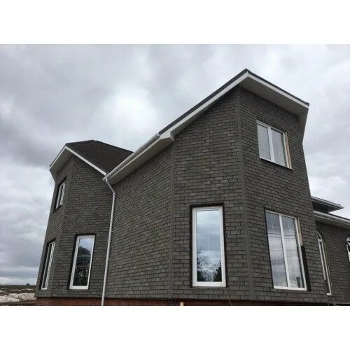 Hauberk готический кирпич фото Фасадная плитка Технониколь Кирпич - купить в Москве, цена 712 руб/м2 - 14 стран