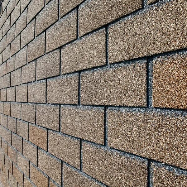 Hauberk песчаный кирпич фото домов Фасадная плитка Хауберк Hauberk Песчаный кирпич 1000х250х3мм 2м2/уп. Товар уцене