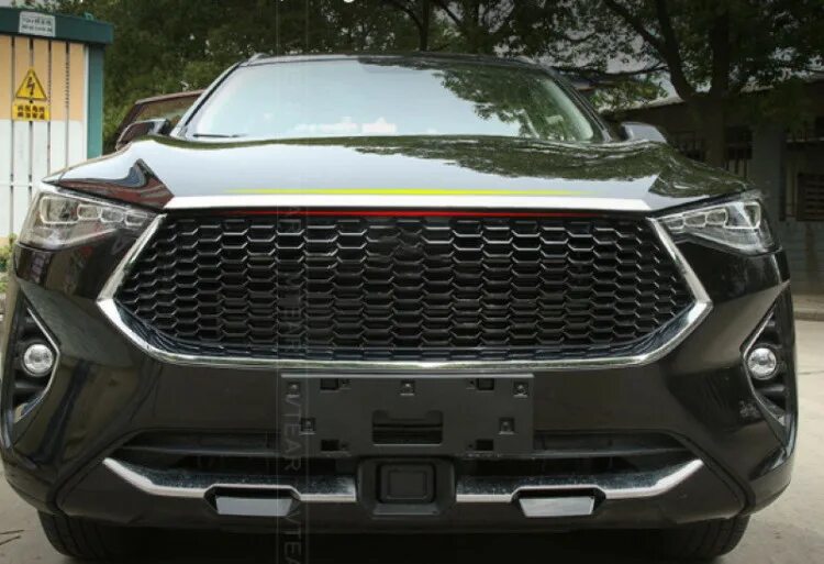 Haval dargo решетка радиатора тюнинг Стальная накладка на кромку капота OEM-Tuning /хавал ф7 " 2024 по низким ценам