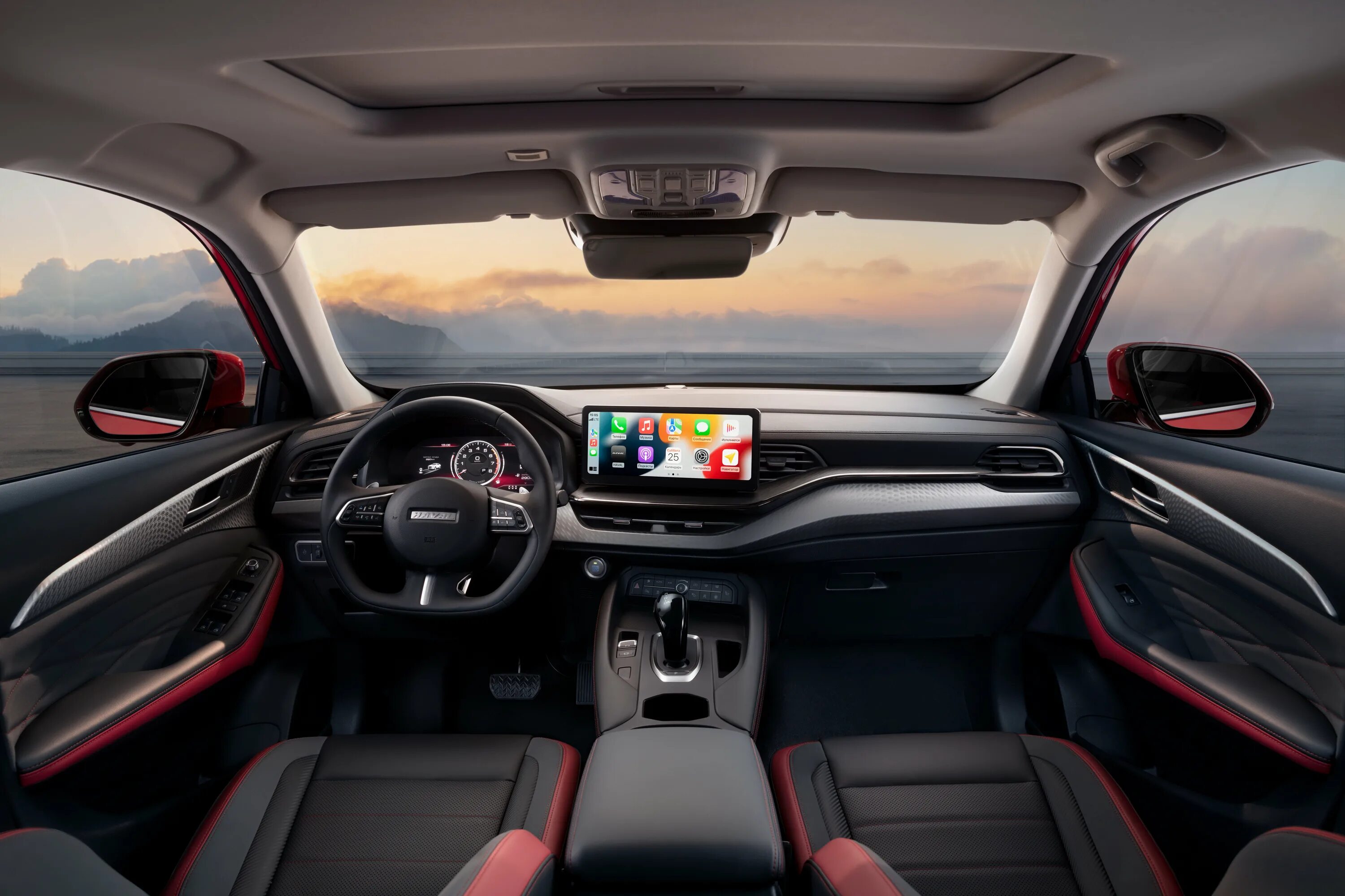 Haval f7 2024 фото салона Обновленные кроссоверы Haval F7 и F7x для России: стали известны цены - Российск