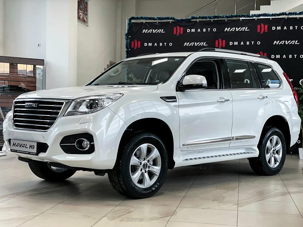 Haval h 9 фото Купить новый Haval H9 бензин автомат в Краснодаре: белый 2020 внедорожник 5-двер