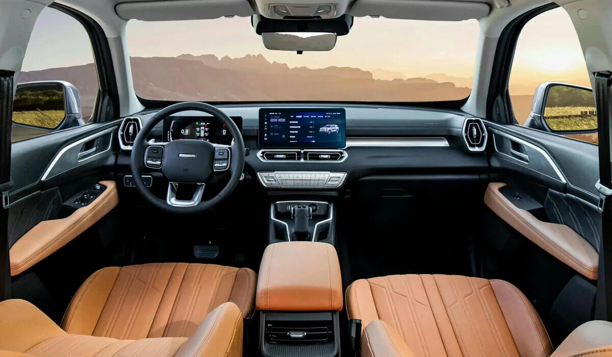 Haval h3 2024 интерьер Haval H5 2024 нового поколения: в России скоро появится огромный рамный внедорож