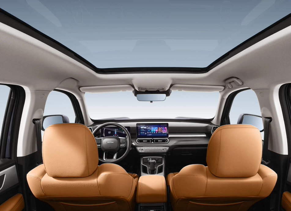 Haval h5 2024 интерьер Представлен Haval H5 2024: все такой же большой, с полным приводом, 8-ступенчаты