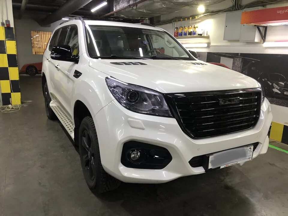 Haval h9 2024 решетка радиатора тюнинг Чёрная решетка и другой мега-тюнинг - Haval H9 (1G), 2 л, 2018 года стайлинг DRI