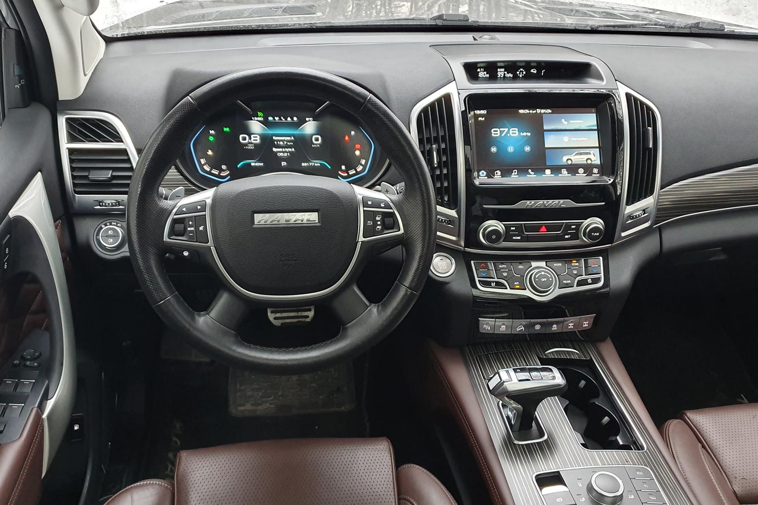 Haval h9 фото салона Интерьер салона Haval H9. Фото салона #2