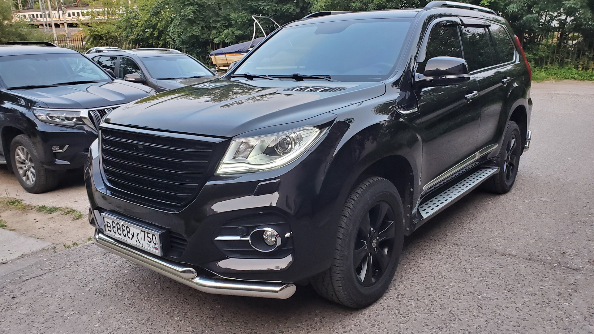Haval h9 тюнинг фото Haval H9 (1G) 2.0 дизельный 2018 Dark Edition на DRIVE2