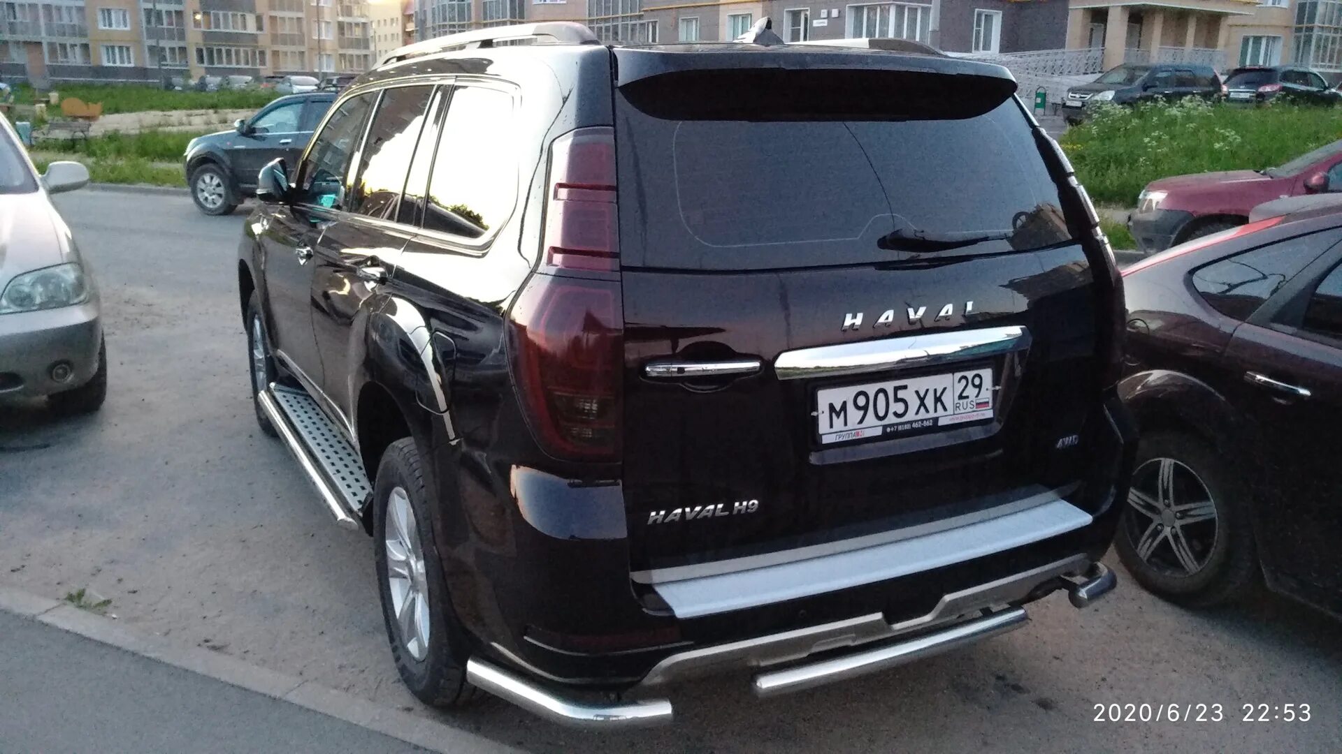 Haval h9 тюнинг решетки радиатора Haval H9 (1G) 2.0 бензиновый 2020 Black Ship на DRIVE2