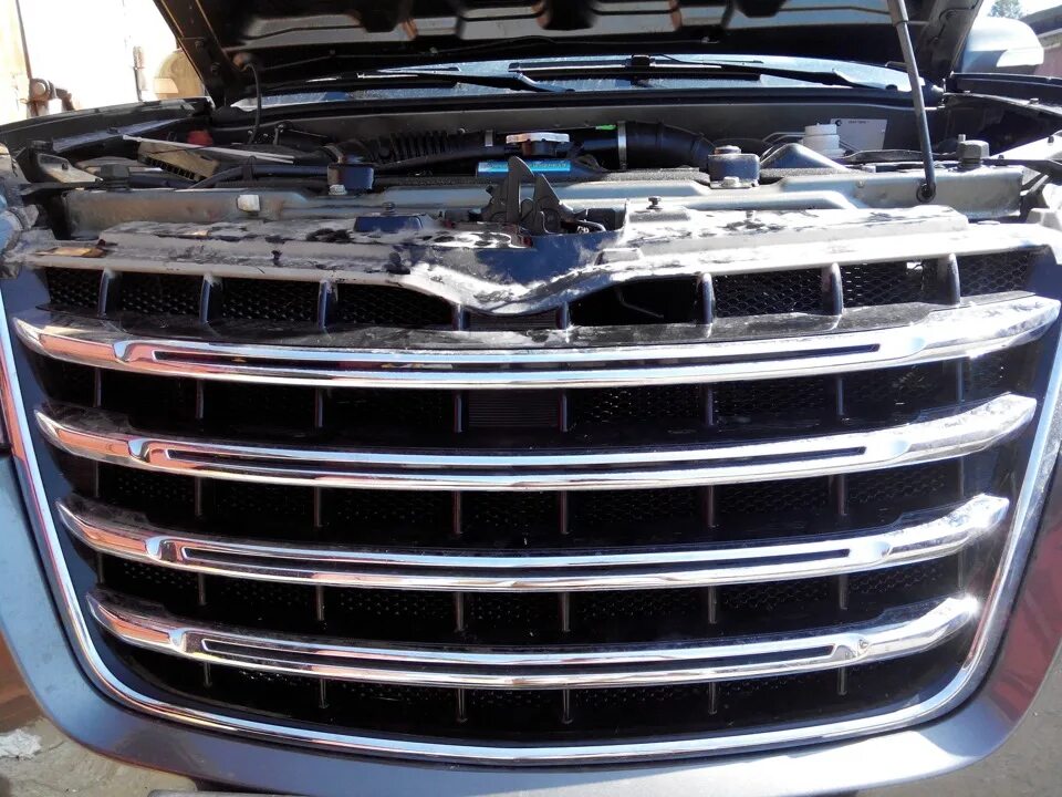 Haval h9 тюнинг решетки радиатора Сетка на радиаторную решетку - Great Wall Hover, 2 л, 2014 года стайлинг DRIVE2