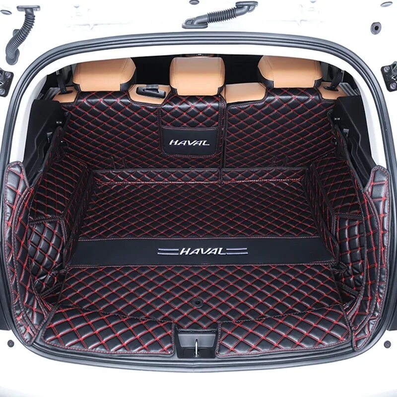 Haval jolion 2024 фото багажника Коврики в багажник на заказ для Haval Jolion 2021, кожаные прочные коврики для б