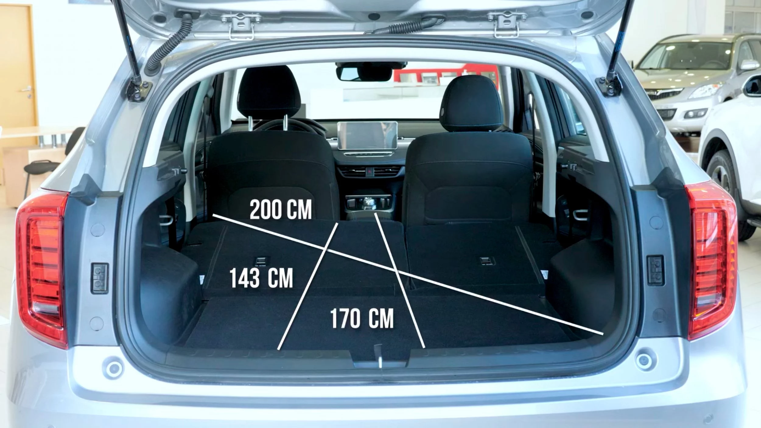 Haval jolion 2024 фото багажника Размеры багажника Haval Jolion Haval Jolion Club