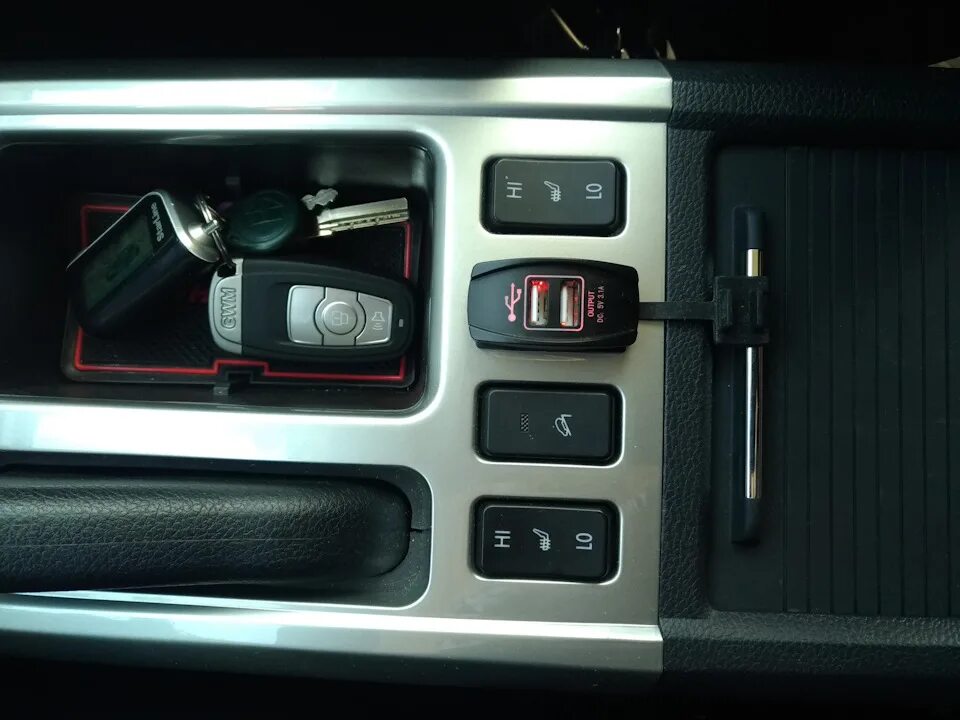 Haval jolion подключение телефона USB разъем - Haval H6 (1G), 1,5 л, 2017 года аксессуары DRIVE2