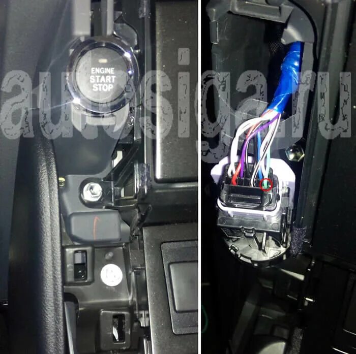 Haval m6 точки подключения Установка сигнализации на Toyota Land Cruiser Prado 2016 - карта монтажа автосиг