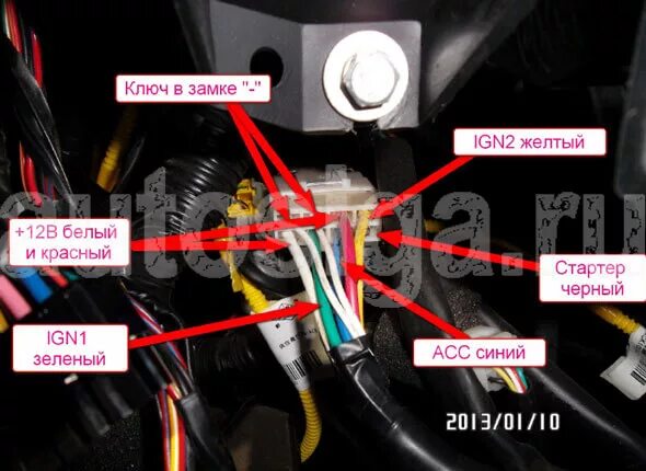 Haval m6 точки подключения Карта установки автосигнализации на Great Wall Hover H3 2009