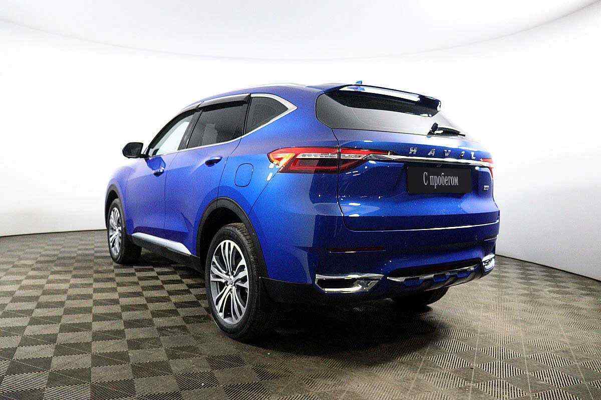Haval синий фото Купить авто HAVAL F7 (1.5 л., Робот, 150 л.с., Полный, Синий) с пробегом по цене