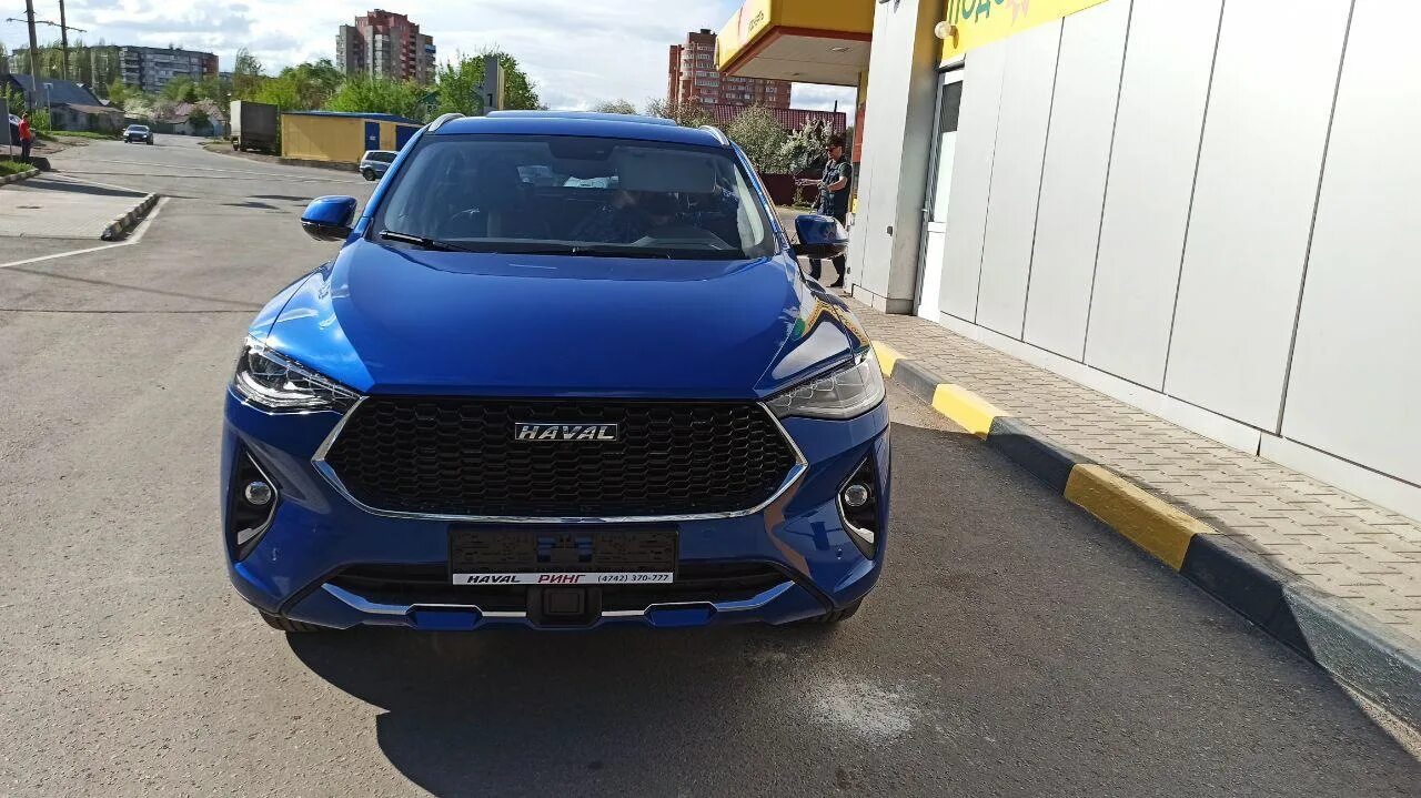 Haval синий фото Тест драйв, любовь с первого взгляда, поиск дилера и покупка авто - Haval F7x, 2
