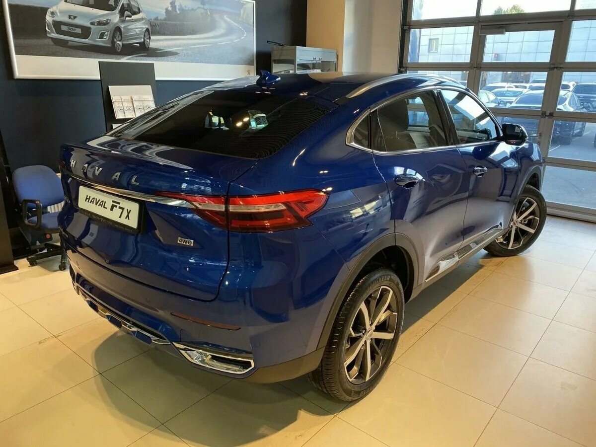 Haval синий фото Хавал ф7 синий
