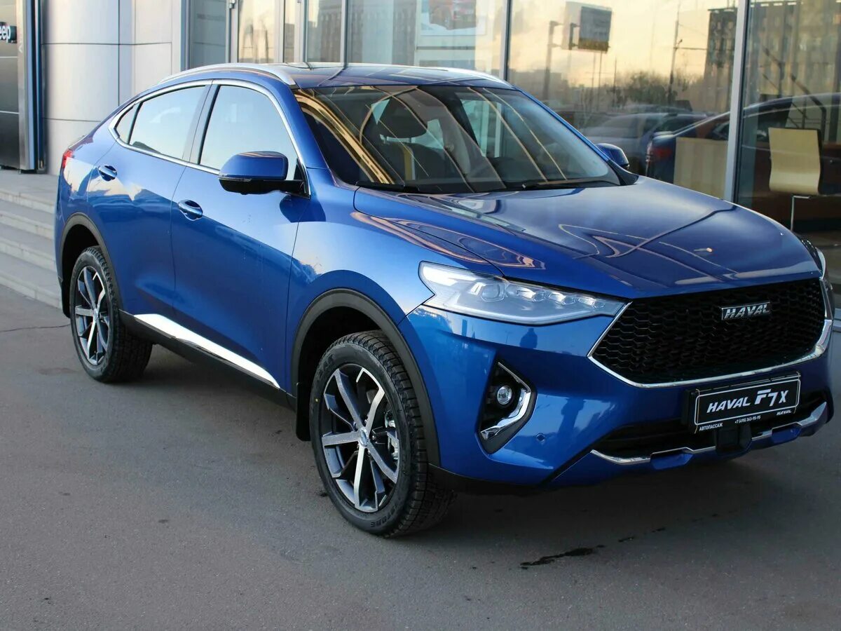 Haval синий фото Купить новый Haval F7x бензин робот в Москве: синий 2021 внедорожник 5-дверный 2