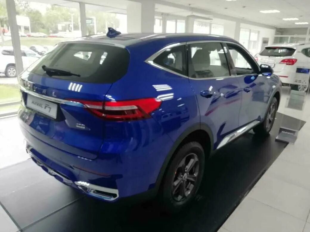 Haval синий фото Купить новый Haval F7 I 1.5 AMT (150 л.с.) 4WD бензин робот в Уфе: синий Хавэйл 