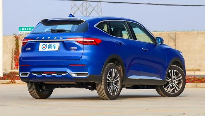 Haval синий фото Новейший кроссовер Haval F7 оценили в 1 миллион рублей