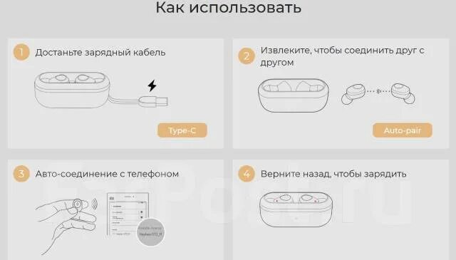 Haylou подключение к телефону Беспроводные наушники Xiaomi Haylou GT2 TWS DSP BT5.0 IPX5 Оригинал, новый, в на