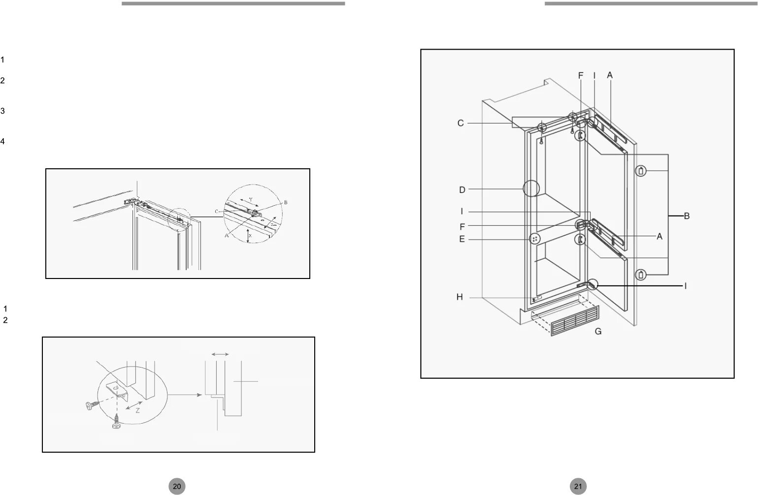 Hbw5518eru схема установки Haier hrf225wbru схема встройки