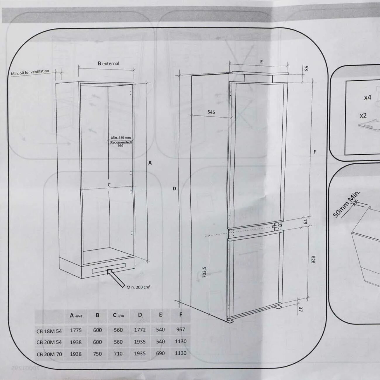 Hbw5518eru схема установки Встраиваемый холодильник комби Haier HBW5518ERU - отзывы покупателей и владельце