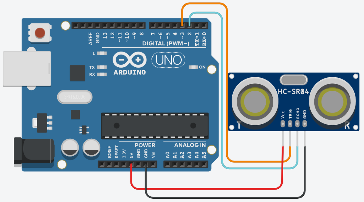 Hc sr04 схема подключения без ардуино Как работать с ультразвуковым дальномером? Stepan.Burmistrov Дзен