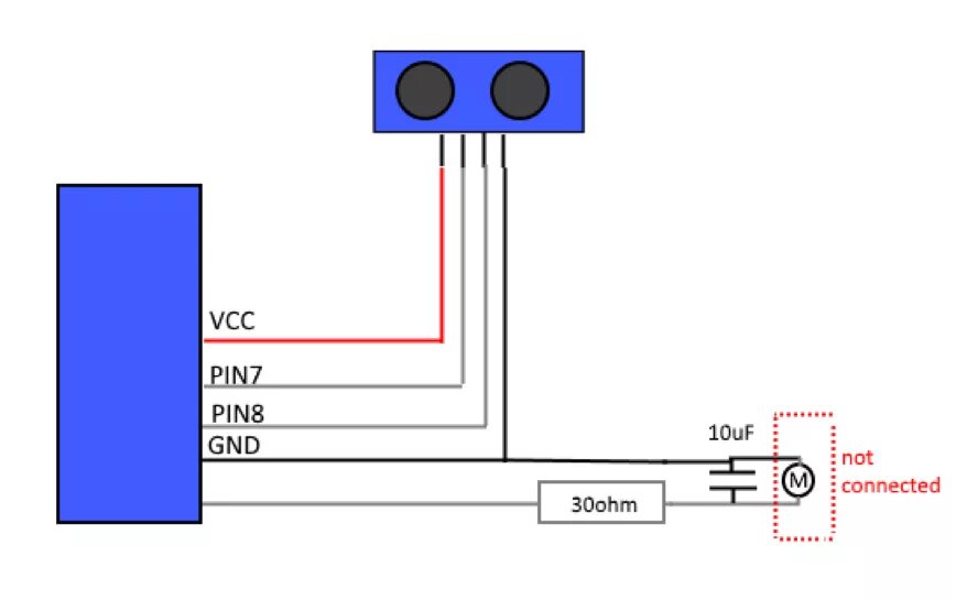 Hc sr04 схема подключения без ардуино Arduino HC-SR04 pwm interfere - Stack Overflow