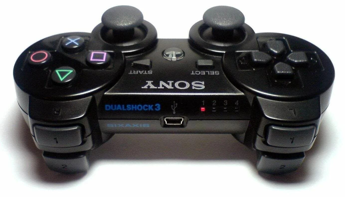 Ps3 dualshock 3 подключения к компу Характеристики Беспроводной джойстик PS3, черный, подробное описание товара. Инт