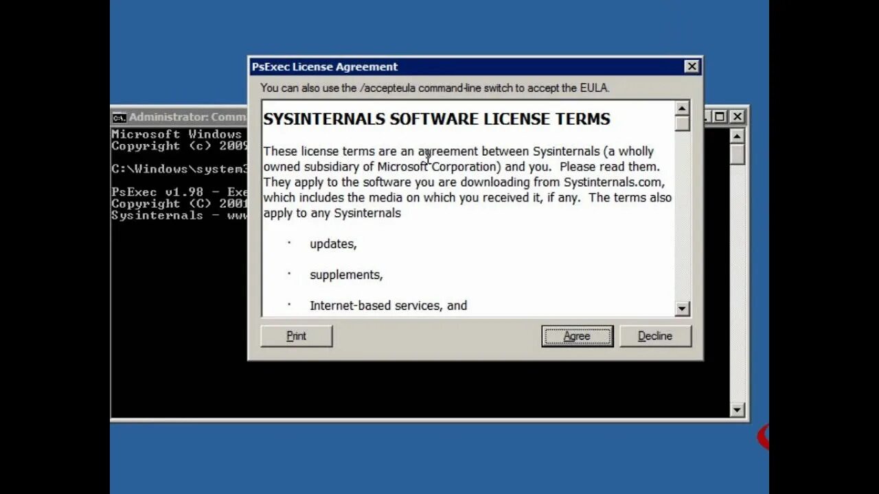 Psexec удаленное подключение Windows Sysinternals PsExec Tool - Run CMD Prompt as System Account - YouTube