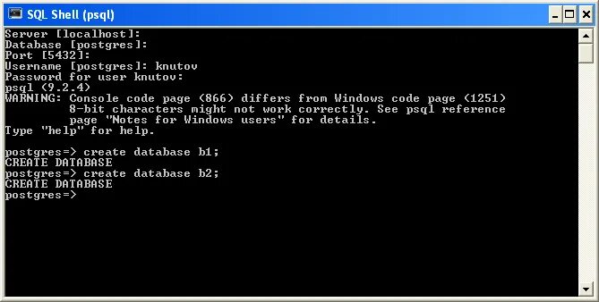 Psql удаленное подключение laba1