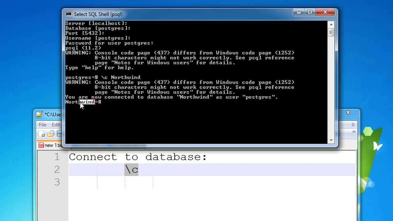 Psql удаленное подключение PostgreSQL - SQL Shell - Connect to database - YouTube