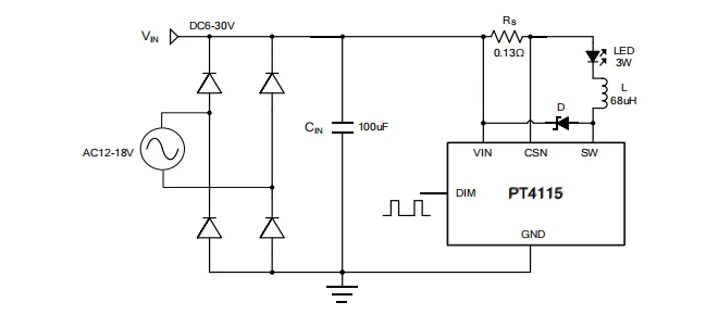 Pt6985 d схема подключения для светодиодной панели Powtech Pt4115 30v/1.2a,Paket Driver Arus Konstan Led Rasio Peredupan Tinggi Eso