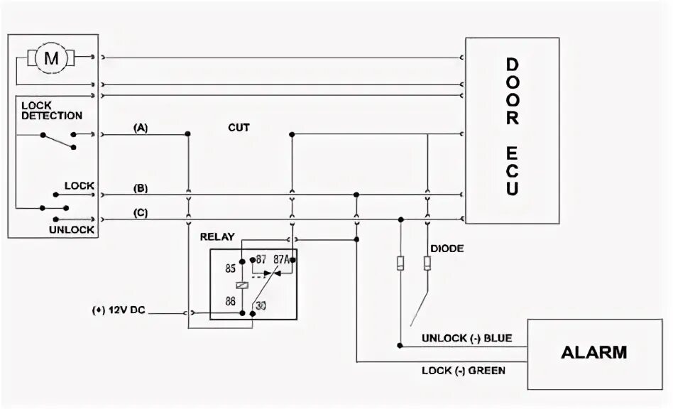 Pu7630220ac 8108 rv 4 схема подключения Схемы подключения центрального замка Images and Photos finder