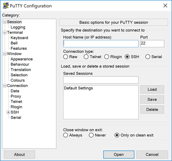 Putty подключение к виртуальной машине Installing Postfix Mail Server on a Raspberry Pi - Cisco