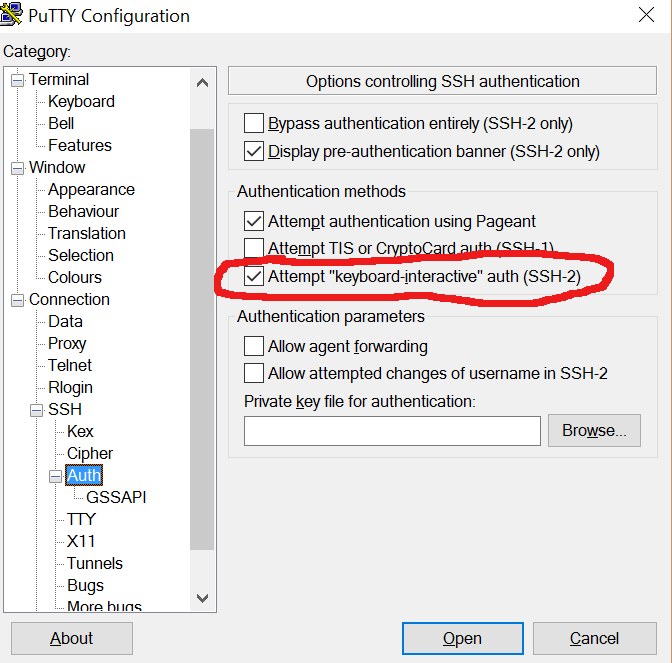 Putty удаленное подключение ssh - PUTTY access Denied - Stack Overflow