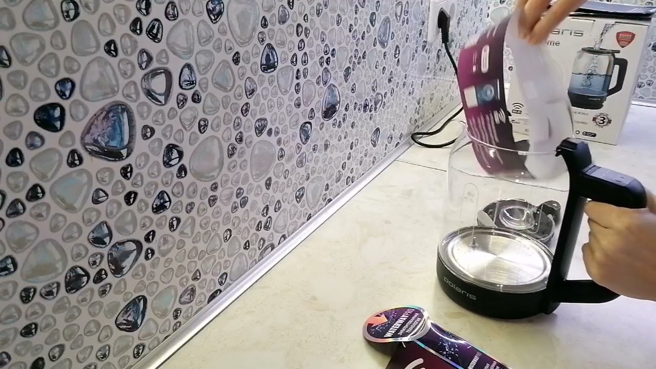 Pwk 1712cgld как подключить к алисе Чайник Polaris PWK 1712CGLD WIFI IQ Home - YouTube