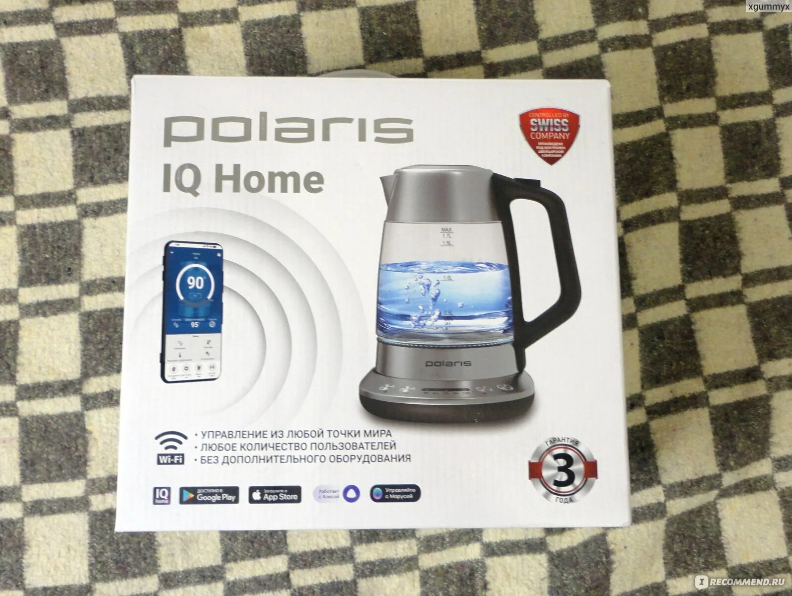 Pwk 1725cgld как подключить к алисе Электрический чайник Polaris PWK 1775CGLD WIFI IQ Home - "Умный чайник Polaris. 