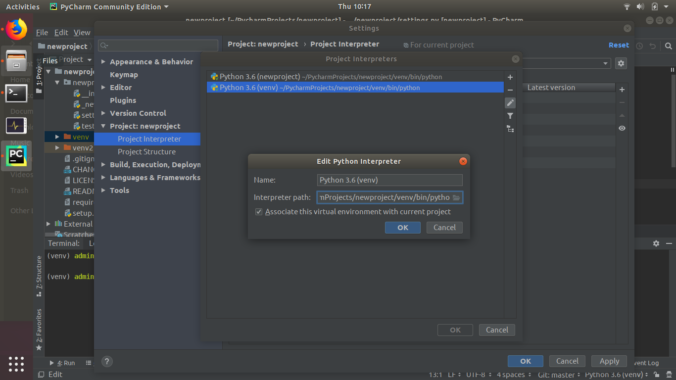 Pycharm подключение к виртуальной машине python - PyCharm: activate venv when running a script - Stack Overflow