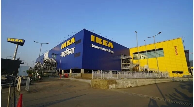 Q store 1 микрорайон икеа фото IKEA unveils Navigation Tower and Wordmark at Navi Mumbai store site - E-ITM