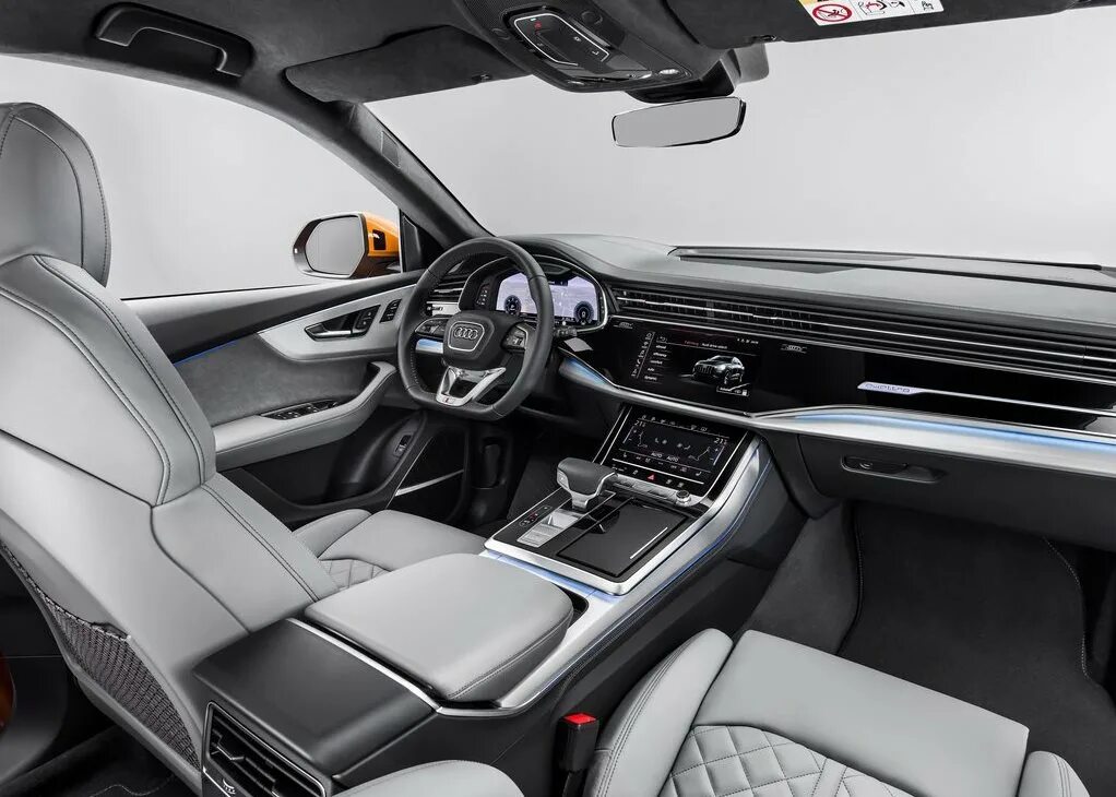 Q8 фото салона Car Features List for Audi Q8 2020 55 TFSI quattro 340 HP (SaudiArabia) YallaMot