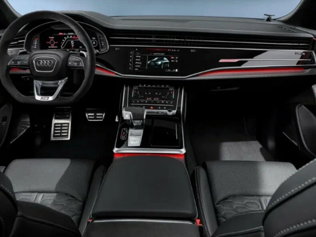 Q8 фото салона Купить б/у Audi RS Q8 I 4.0 AT (600 л.с.) 4WD бензин автомат в Санкт-Петербурге: