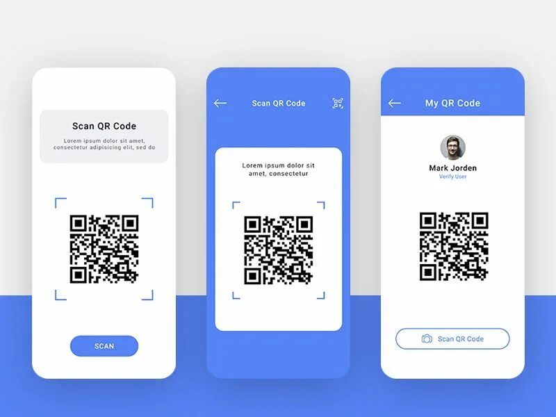 Qr код для подключения умного дома QR Code App Screen Qr code app, Coding apps, Mobile app design