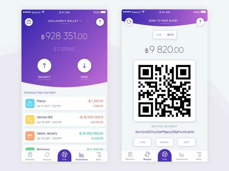 Qr код для подключения умного дома Payment app App ui design, Mobile ui design, App design