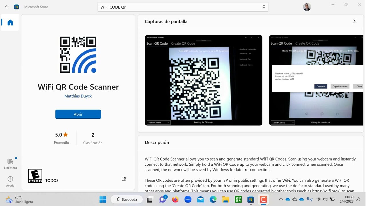 Qr код для подключения устройств Conectarse a una red wifi mediante QR -desde mi computador 2023 - YouTube