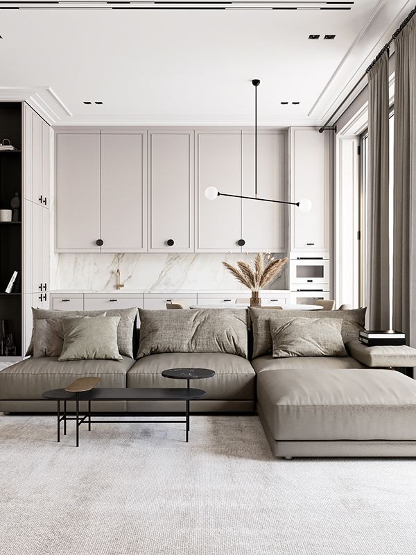 Quadro дизайн студия Park Avenue on Behance Apartment interior design, House interior, Apartment inte